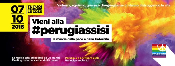 AUSER PARTECIPA ALLA MARCIA PER LA PACE 7 ottobre 2018