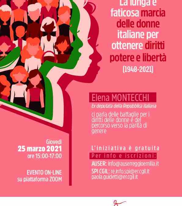 Camminare per boschi: 25 marzo dedicato ai diritti delle donne