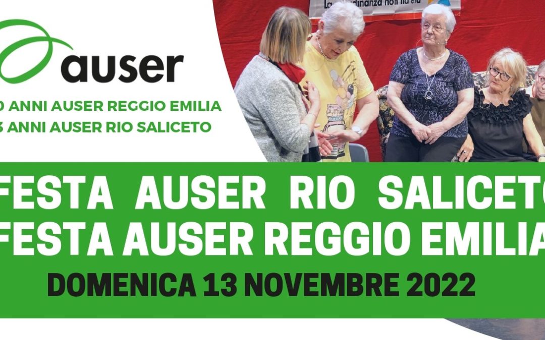 Festa Auser a Rio Saliceto 13/11