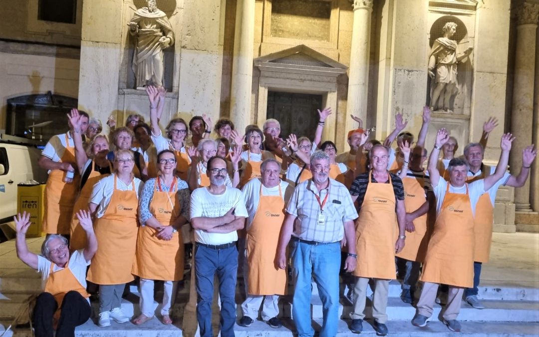 GRANDE CENA: Grazie all’impegno di 125 volontari Auser