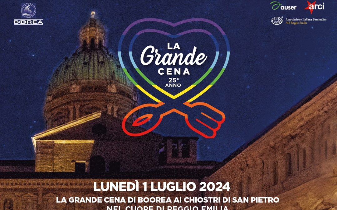 Presentata “La Grande Cena” 2024: lunedì 1° luglio ai Chiostri di San Pietro – come sempre, Auser c’è